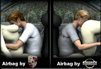 Airbag til Ferrari og Nissan